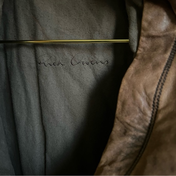 Rick Owens Leather Jacket - Picture 15 of 15